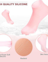 Silicon Socks Heel for Crack (1 Pair) Spa Gel Socks for Women and Men