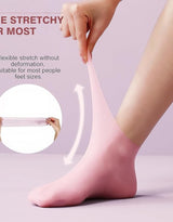 Silicon Socks Heel for Crack (1 Pair) Spa Gel Socks for Women and Men